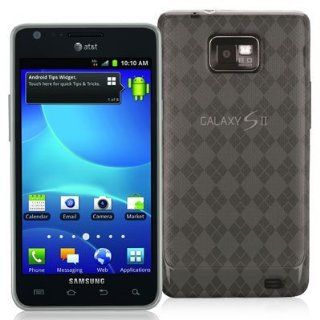 High Gloss Argyle Clear Flexible TPU Cover Skin Phone Case for Samsung Galaxy S II SGH i777 (ATT) [Cruzer Lite Retail Packaging]: Electronics