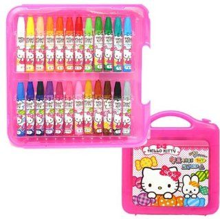 Sanrio Hello Kitty 24 Color Crayons Drawing Art Set : Other Products : Everything Else