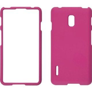 Ventev Soft Touch Snap On Case for the LG Optimus F7 US780   Pink: Cell Phones & Accessories