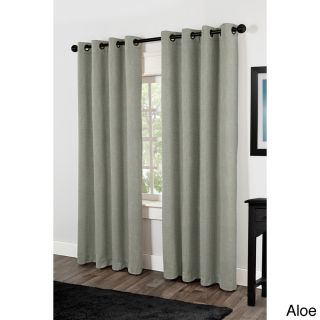 Amalgamated Textiles Inc. Rita Grommet Top 84 Inch Curtain Panel Pair Green Size 54 x 84