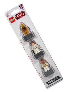 LEGO Star Wars Magnet Set C 3PO, Princess Leia, Admiral Ackbar: Toys & Games