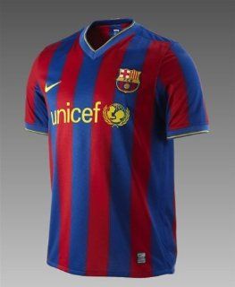 Nike FC Barcelona Soccer Jersey   Home   2009/2010 (Large/Adult) : Sports Fan Soccer Jerseys : Sports & Outdoors