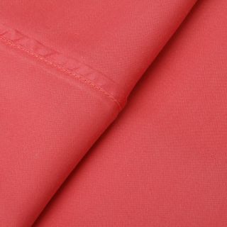 Elite Home Products Concierge Collection 500 Thread Count Cotton Rich Solid Sheet Set Orange Size Full