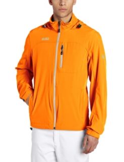 ZeroXposur Men's Crest Golf Full Zip Jacket, Sunkist, Medium: Clothing