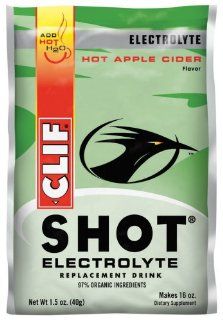 Clif Shot Hot Electrolyte Drink Mix Hot Apple Cider  12 Pk, 1.125 lbs Boxes: Health & Personal Care