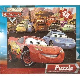 Disney Pixar Cars 48 Piece Puzzle ~ Lightning McQueen & Doc Hudson: Toys & Games
