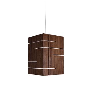 Cerno Claudo LED Pendant 06 110 Wood Finish: Dark Stained Walnut