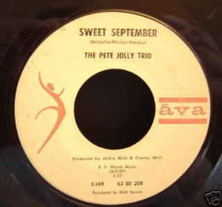 sweet september / kiss me baby 45 rpm single: Music