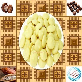Certified Organic Edible Raw Cocoa Butter Wafers 2 Ounce (Non Deodorized & Unbleached) : Body Butters : Beauty