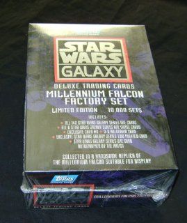 Star Wars Galaxy Deluxe Trading Card Millennium Falcon Factory Set Sealed: Toys & Games