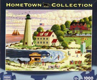 Hometown Collection: Cape Cod Beach Party 1000 Piece Jigsaw Puzzle: Toys & Games