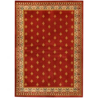 Ephesus Collection Red French Border Area Rug (33 X 47)