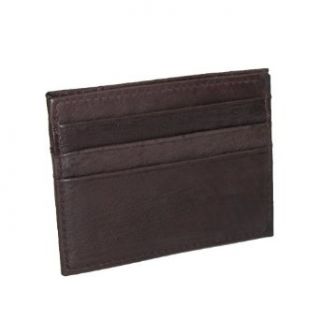 Paul & Taylor Mens Leather Slim Design Card Case Wallet at  Mens Clothing store: