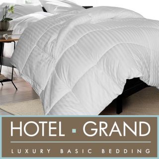 Hotel Grand 350 Thread Count White Goose Down Comforter
