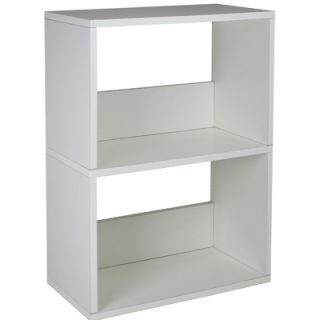 Way Basics Eco Friendly Duplex Shelves WB 2SR Finish: White