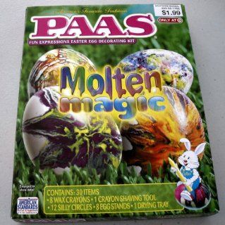 PAAS Fun Expressions Easter Dye Decorating Kit Molten Magic : Food Coloring : Grocery & Gourmet Food