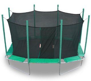 Magic Circle 14 Foot Rectagon Trampoline with Enclosure : Magic Cage Trampoline : Toys & Games