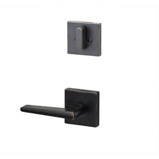 Sure loc Modern Square Vintage Bronze Door Lever