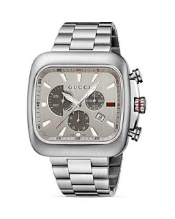 Gucci Coupe Collection Bracelet Watch with Silver Dial, 44mm's