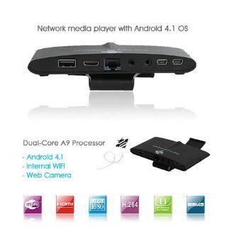 MK818 Android 4.1 Bluetooth 4.0 Camera WiFi HDMI Dual Core 1.6GHz 8GB TV Box: Electronics