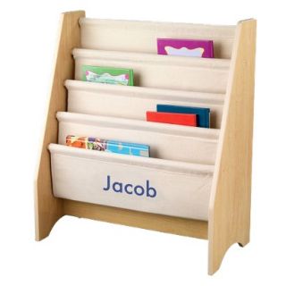 Kidkraft Kids Bookcase: Kidkraft Natural Sling Bookshelf   Blue Jacob