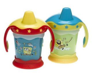 6 Oz Sponge Bob Insulated Trainer Cups   2 Pack: Toys & Games