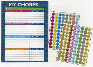 Paper Magic My Chores Chart   Set of 25 with 175 Stickers: Toys & Games