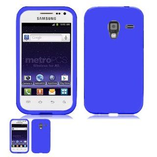 Samsung R820 Galaxy Admire 4G Blue TPU Crystal Skin Case: Cell Phones & Accessories