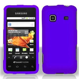 Purple Hard Cover Case for Samsung Galaxy Prevail SPH M820 Cell Phones & Accessories