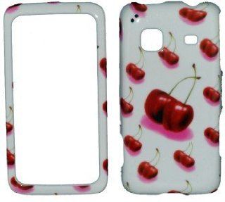 Samsung Galaxy M828c Precedent Straight Talk Cherry Design Skin Cover Case Protector Hard: Cell Phones & Accessories