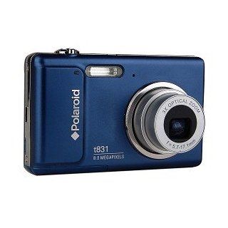 Polaroid t831 8MP 3x Optical/4x Digital Zoom Camera (Blue)   Camera Only : Secure Digital Cards : Camera & Photo