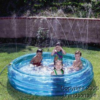 Backyard Inflatable Sprinkler Swimming Pool: Toys & Games