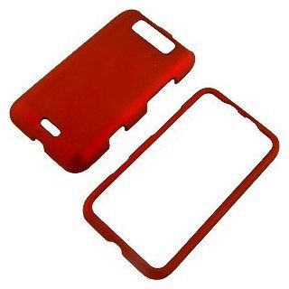 Red Rubberized Protector Case for LG Connect 4G MS840: Cell Phones & Accessories