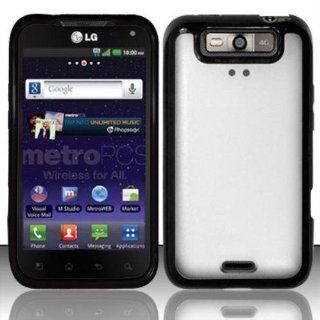 Black PCTPU for LG LG Connect 4G MS840 / Viper 4G LS840: Cell Phones & Accessories