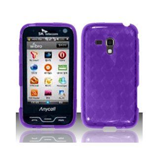 Purple Flex Cover Case for Samsung Galaxy Rush SPH M830 Cell Phones & Accessories