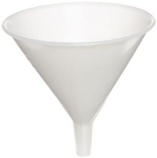 Adcraft HZ 832 32 oz Capacity, 6 1/2" Diameter, Frost White Boilable Plastic Funnel: Industrial & Scientific