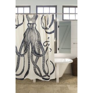 Thomas Paul Bath Octopus Shower Curtain SC105 INK