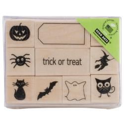 Hero Arts Mounted Rubber Stamp Set 2.5 X3   Trick Or Treat