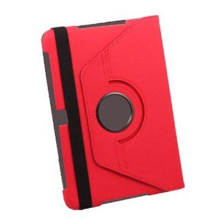 Generic Red 360 Rotary PU Leather Case for Samsung Galaxy Note 10.2 Inch Table: Computers & Accessories