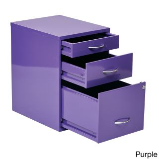 Office Star Products Locking Storage Drawer And Silver Handles File Cabinet Purple Size Legal