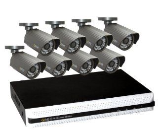 Q See QS4816 852 1 16 Channel Security Surveillance DVR System with 8 High Resolution Cameras and 1TB Hard Drive, Black : Complete Surveillance Systems : Camera & Photo