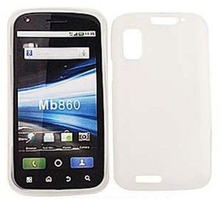 Motorola Atrix 4G MB860 PU Skin, Transparent Clear Jelly Silicon Case,Cover,Faceplate,SnapOn,Protector: Cell Phones & Accessories
