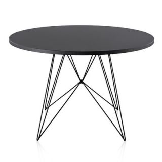 Magis Tavolo XZ3 Table MGT70./RYP Leg Finish: Black, Top Finish: Black