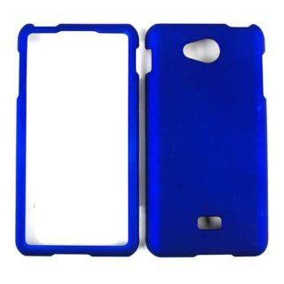 For Lg Spirit Ms 870 Non Slip Blue Matte Case Accessories: Cell Phones & Accessories