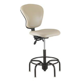 850 Series Lab Chair w/ Adjustable Back   Black Steel Legs w/ Glides   Desk Chairs