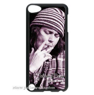 PC back cover case with Johnny Depp logo for iPod touch 5 designed by padcaseskingdom: Cell Phones & Accessories