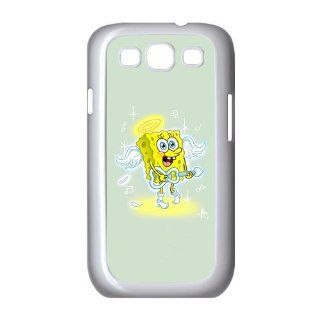 Personalized Custom Cartoon SpongeBob SquarePants Cover Case For Samsung Galaxy S3 I9300 Fitted Case S3SS82: Cell Phones & Accessories