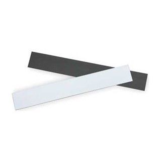 Quartet Magnetic Strips, 6 x 0.875 Inches, White, 25 per Pack (MWS6) : Message Board Lettering : Office Products