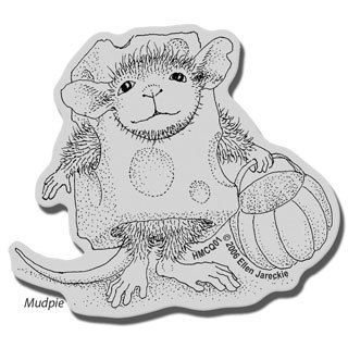 Stampendous House Mouse Cling Stamp   Trick Or Cheese