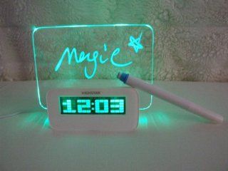 Shop Costdot Creativo Gift Green Digital Alarm Clock Calendar Fluorescent Message Board Green Light x1 at the  Home Dcor Store. Find the latest styles with the lowest prices from Creativo